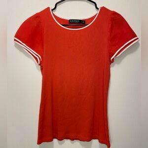 Ralph Lauren Red Short Sleeve Tee